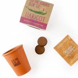 Kit de plantation "Tu me cours sur le haricot"