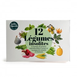 Livre 12 sachets de graines pour cultiver les légumes insolites - 36 pages