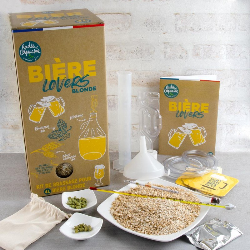 Bière Lovers Kit de brassage biere blonde maison DIY Bio