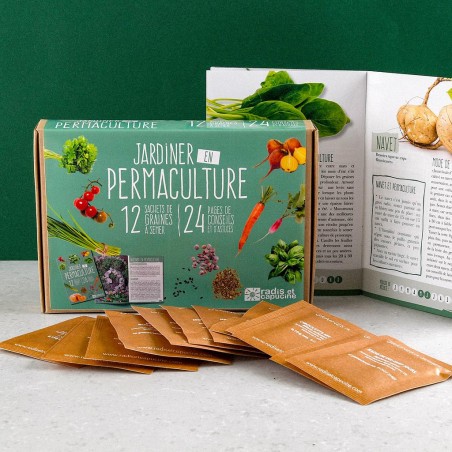 Coffret de graines Jardiner en Permaculture (12 variétés)