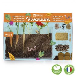 Vivarium Découverte racines et lombrics