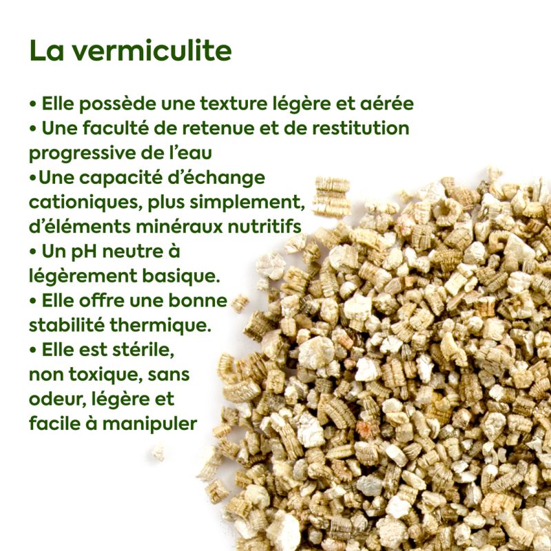 Vermiculite sac de 6,5 L500 g