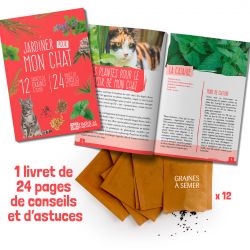 Coffret 12 sachets - Jardiner pour mon chat