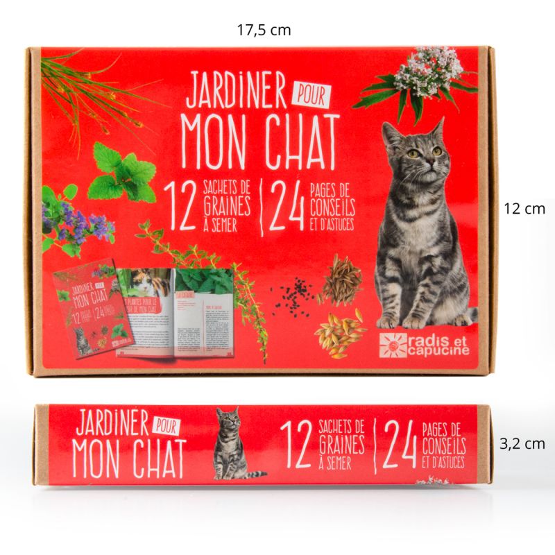 Coffret 12 sachets - Jardiner pour mon chat