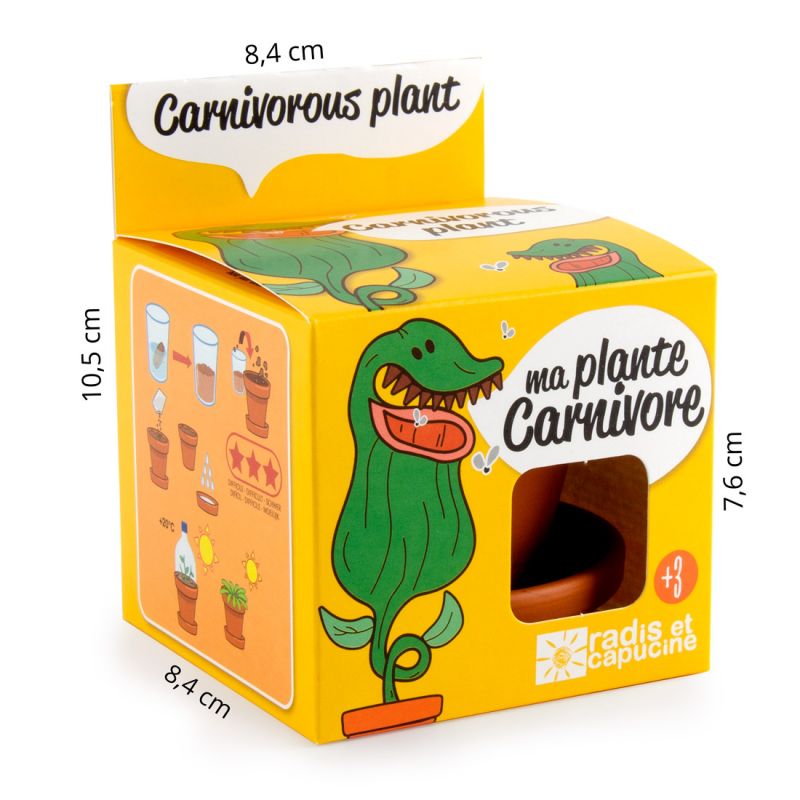 Graines de plantes carnivores à faire pousser Kit plantation 8 cm