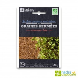 Seeds to germinate organic Cresson in sachet